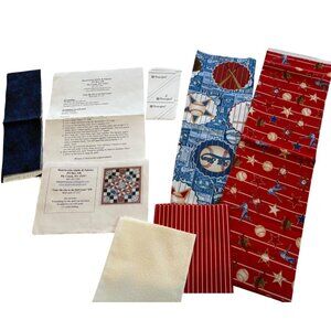 Baseball Wall Quilt Kit Heartworks "Take Me Out To The Ball Game" Wall Quilt Kit
